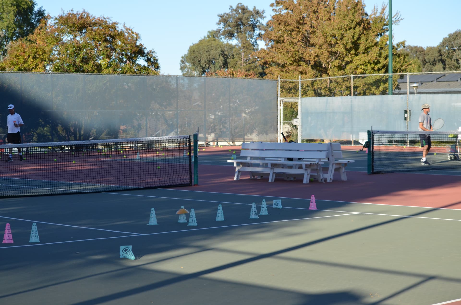 Tennis courts at Walnut Country Crossings in Concord, California